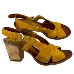 MJUS leather sandals 9 39 Women’s Genuine Heels